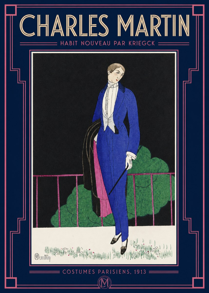 Charles Martin Habit Nouveau Par Kriegk No2 - Affiche