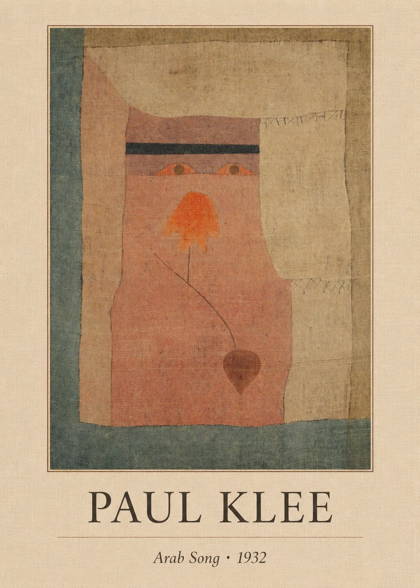 Paul Klee Arab Song No4 - Affiche