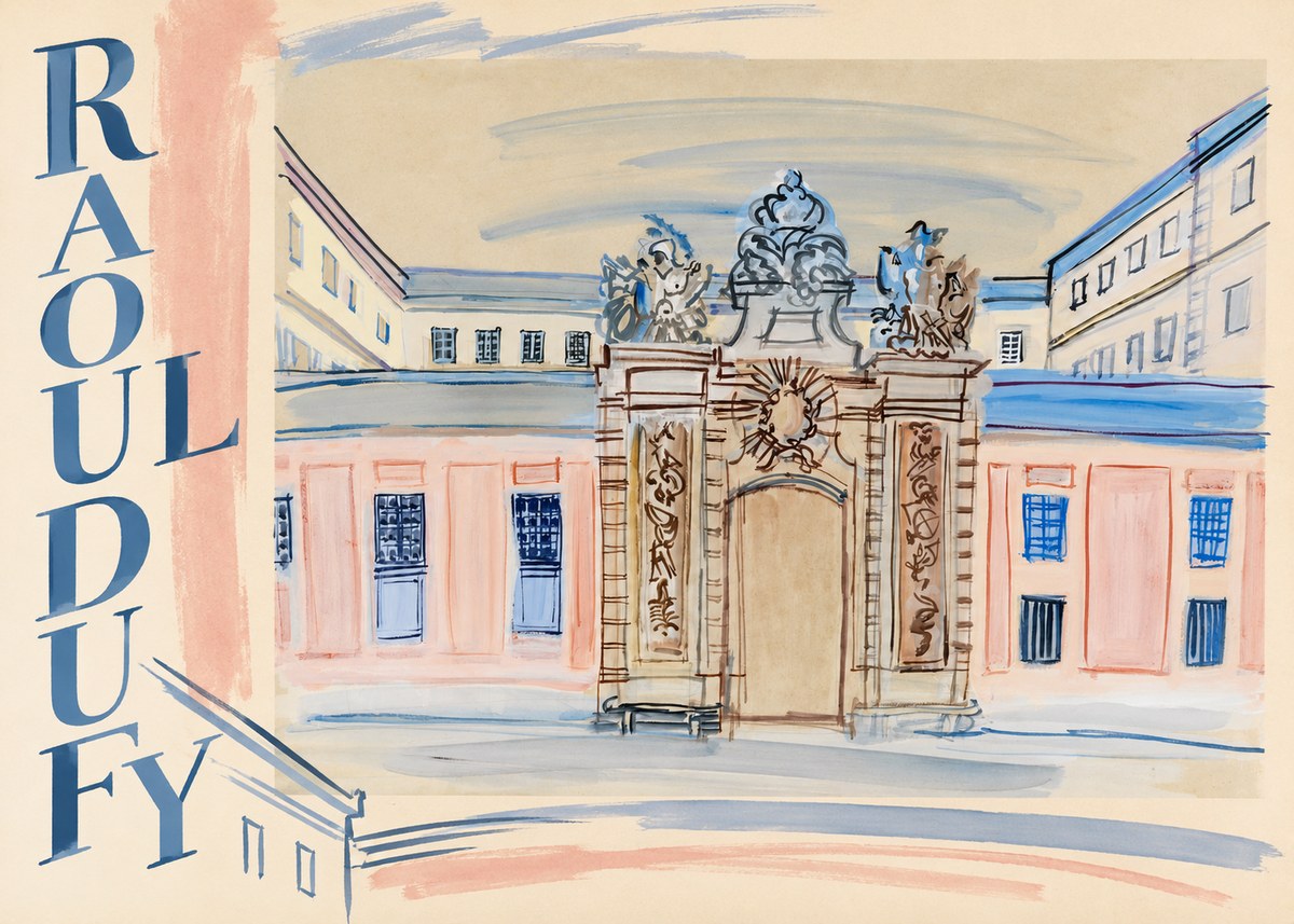 Raoul Dufy Versailles, the Grand Trianon No2 - Affiche