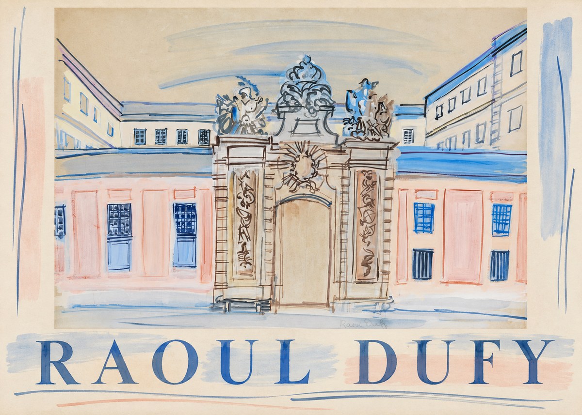 Raoul Dufy Versailles, the Grand Trianon No3 - Affiche