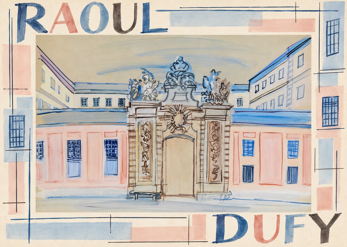 Raoul Dufy Versailles, the Grand Trianon No5 - Affiche