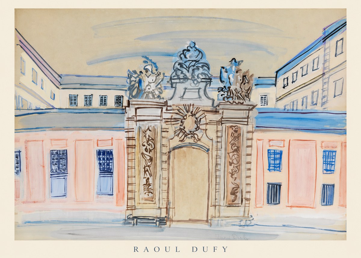 Raoul Dufy Versailles, the Grand Trianon No6 - Affiche