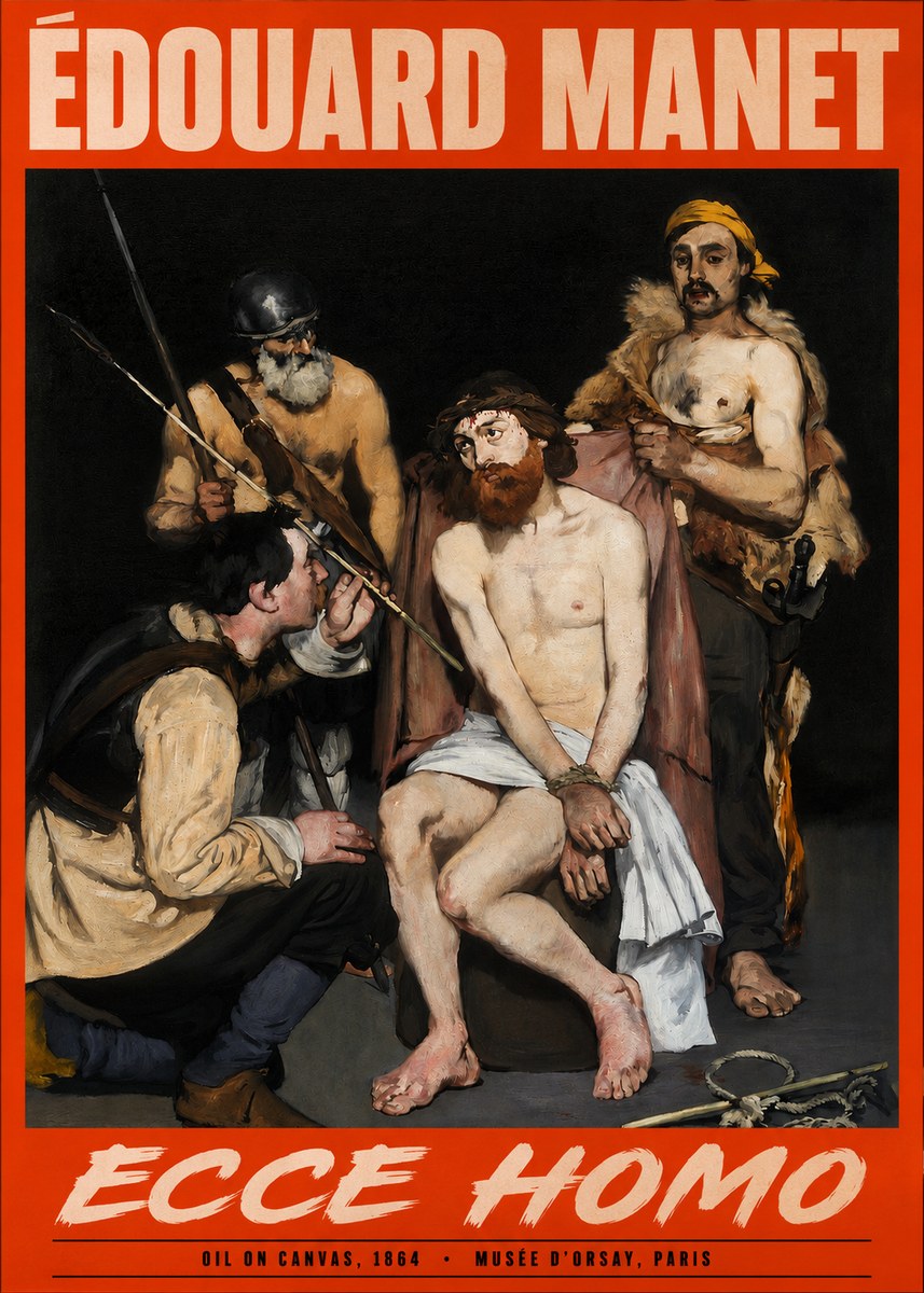 Édouard Manet Ecce Homo No2 - Affiche