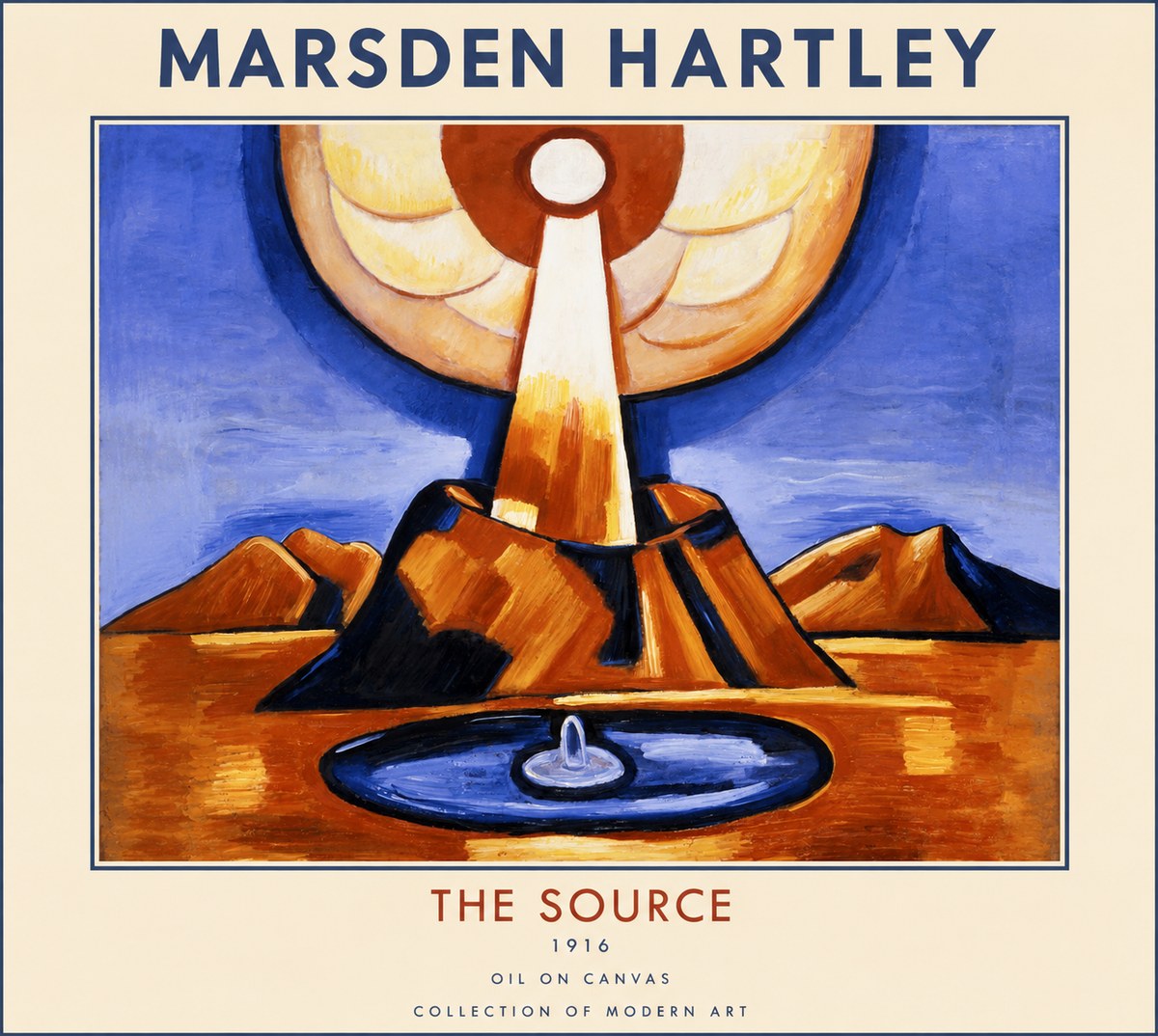 Marsden Hartley The Source No1 - Affiche