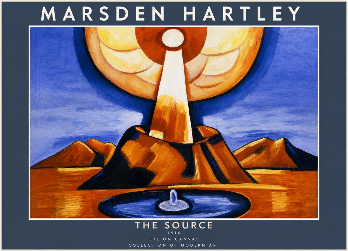 Marsden Hartley The Source No3 - Affiche