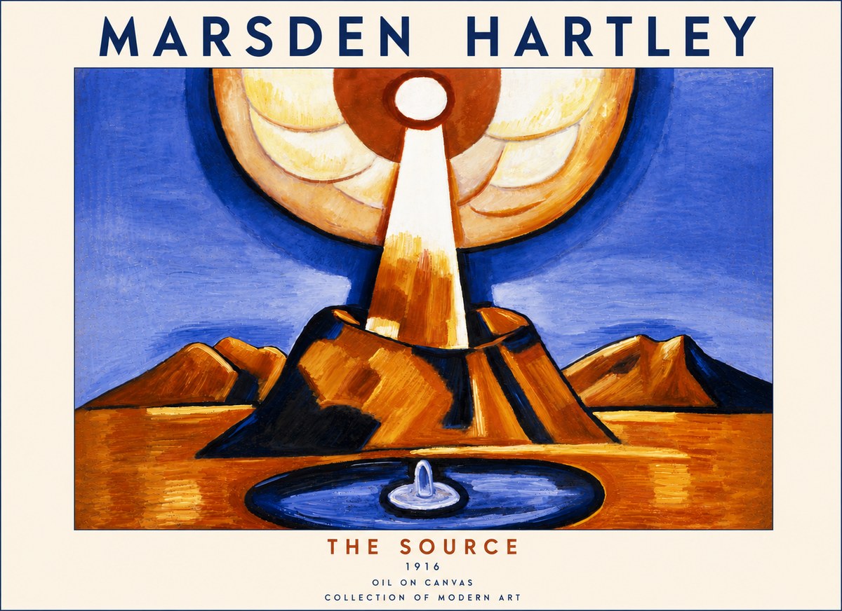 Marsden Hartley The Source No4 - Affiche