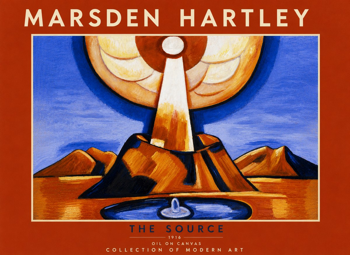 Marsden Hartley The Source No5 - Affiche