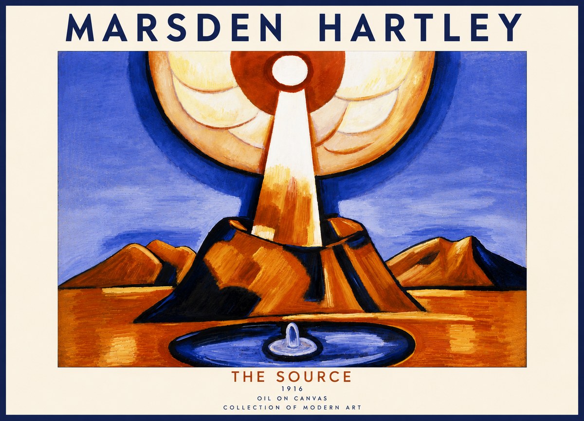 Marsden Hartley The Source No6 - Affiche
