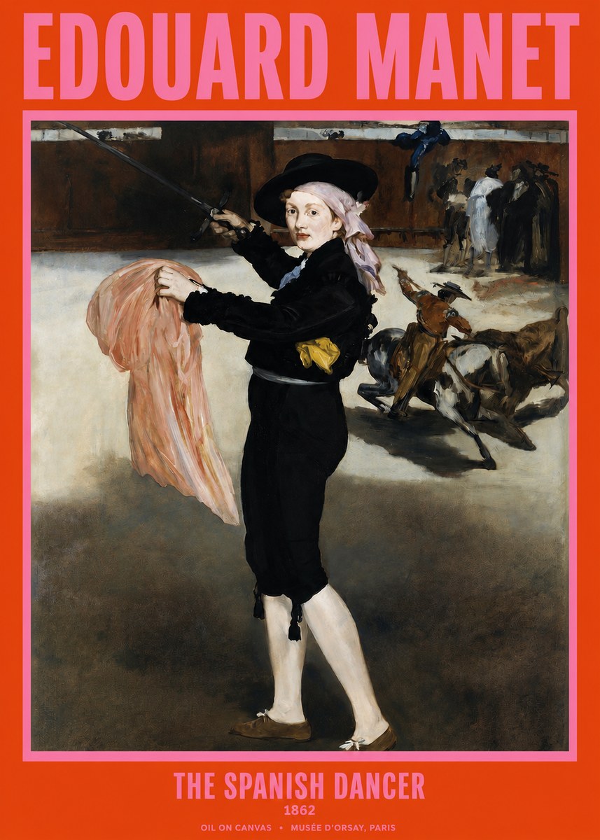 Édouard Manet The Little Bullfighter No3 - Affiche