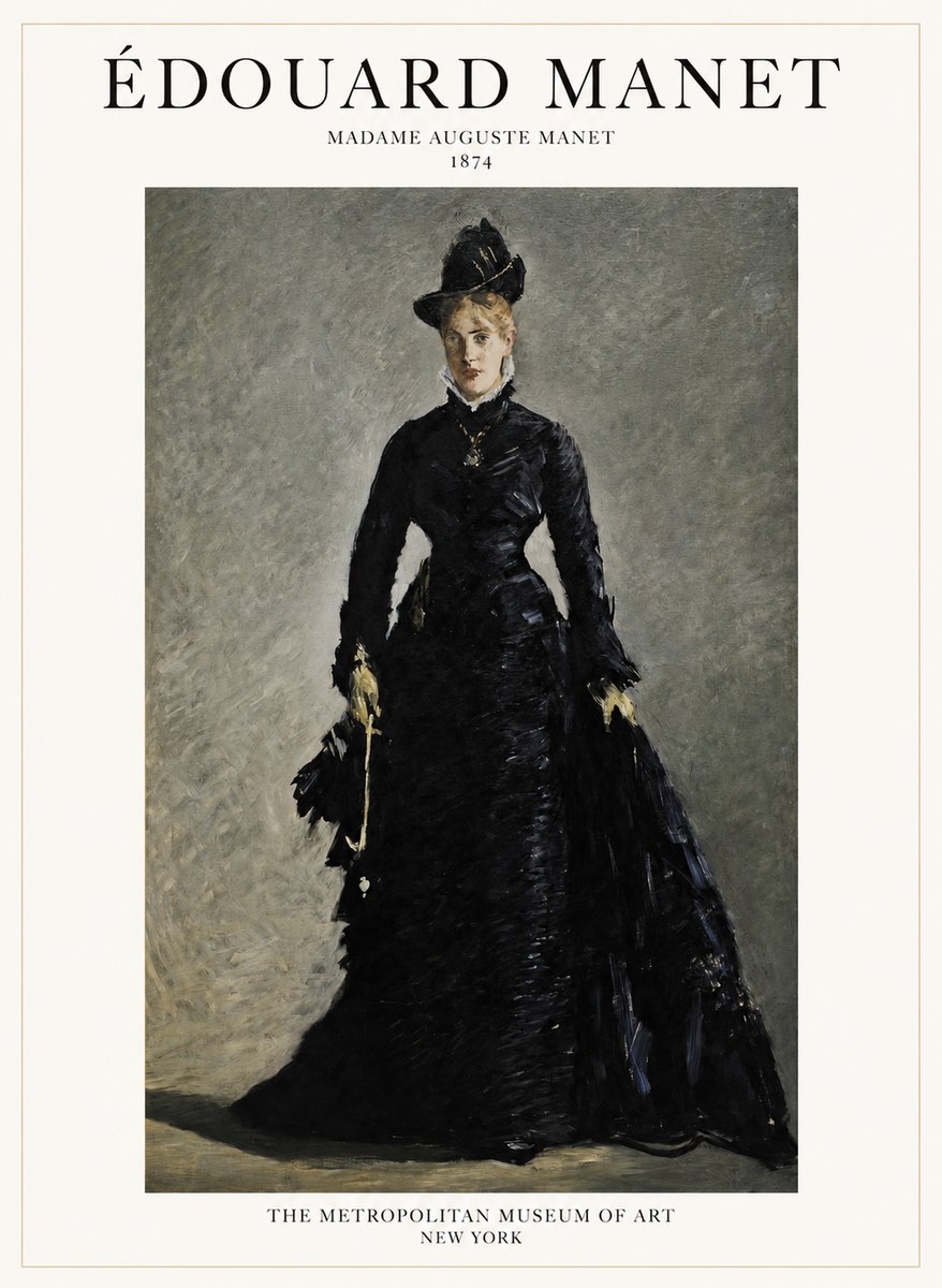 Édouard Manet Madame Auguste Manet No1 - Affiche