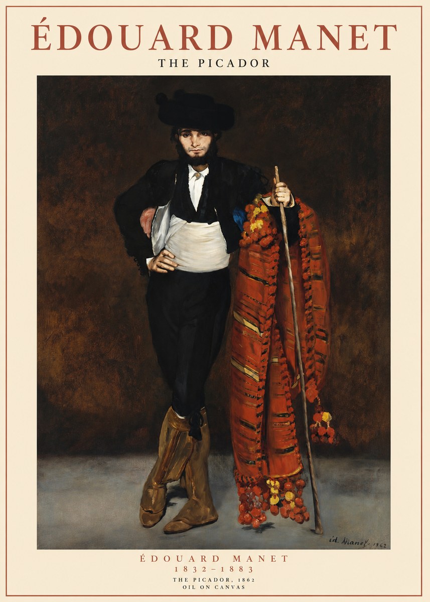 Édouard Manet The Picador No1 - Affiche