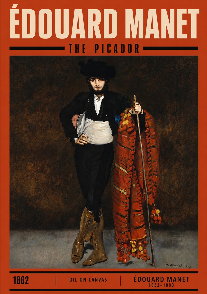 Édouard Manet The Picador No3 - Affiche