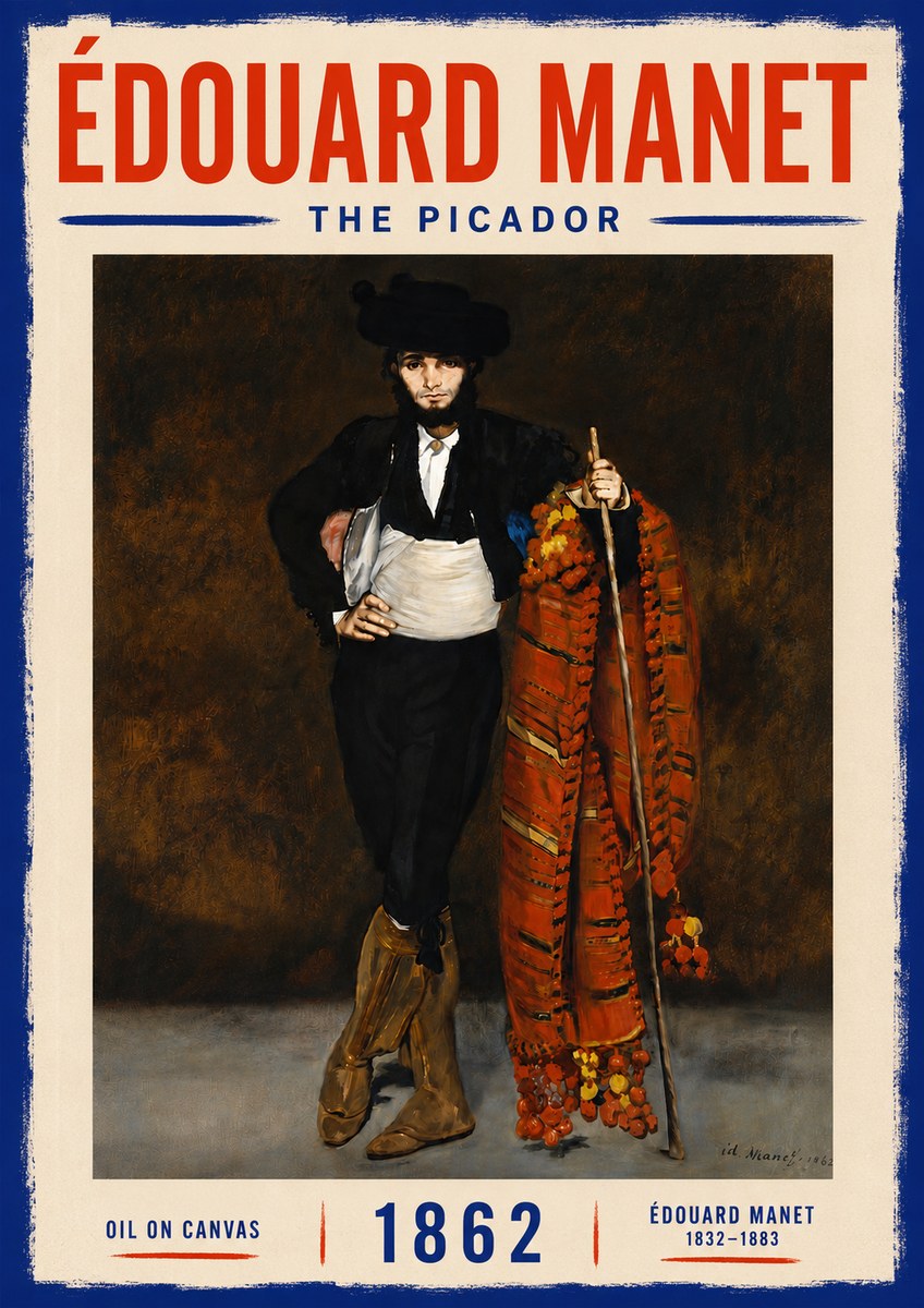 Édouard Manet The Picador No5 - Affiche