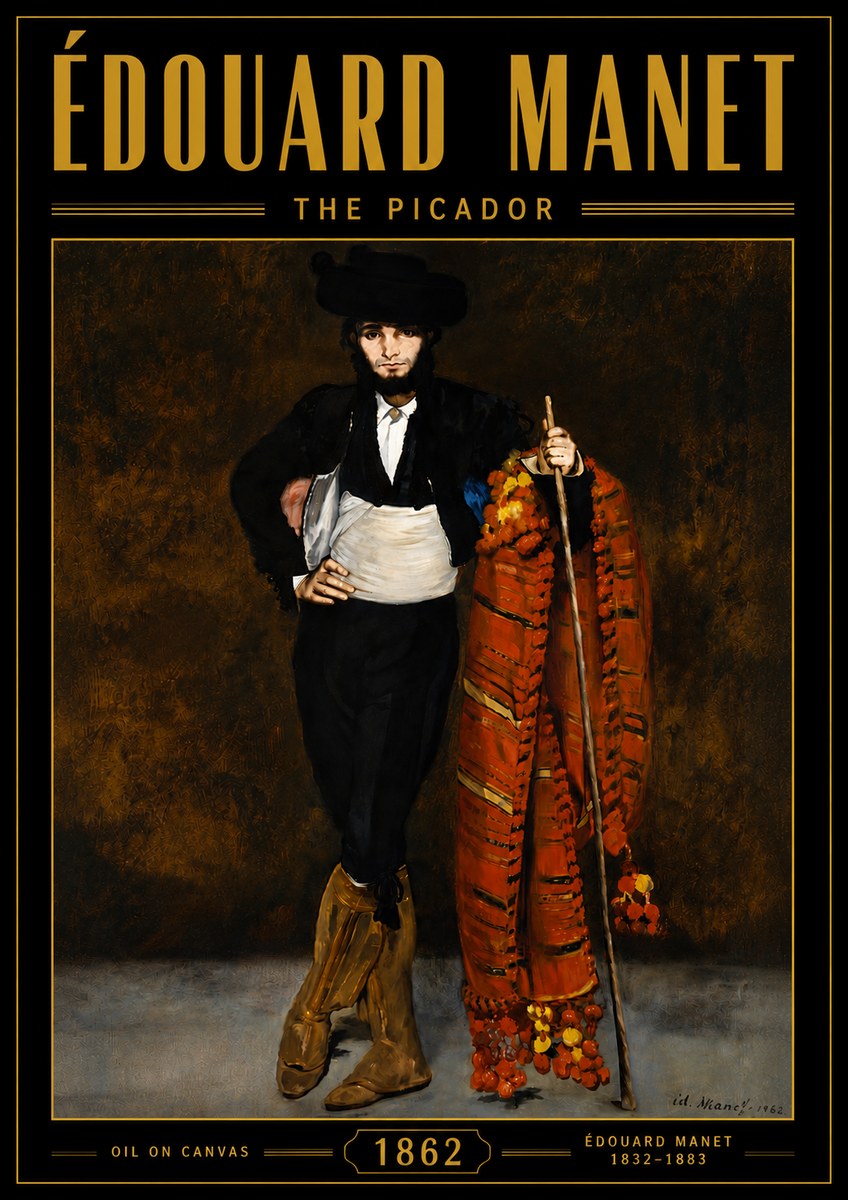Édouard Manet The Picador No6 - Affiche