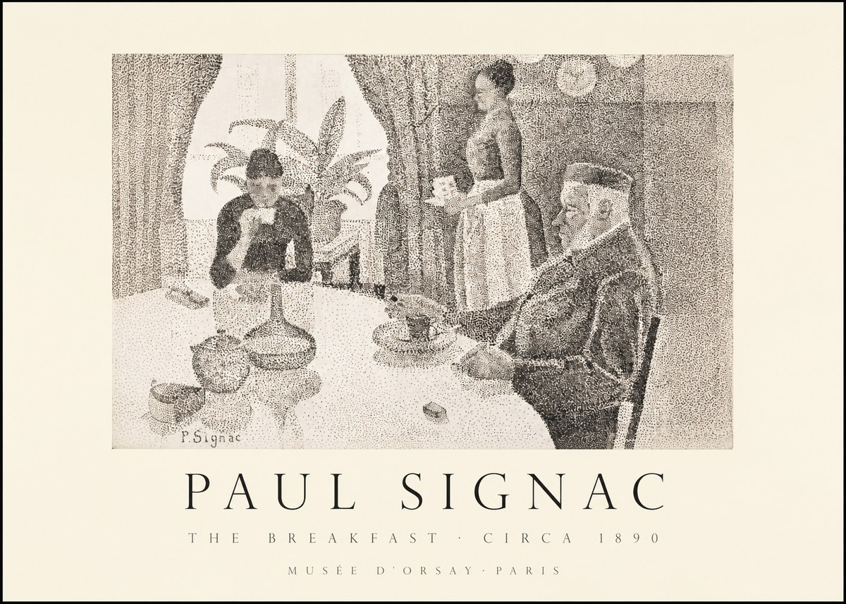 Signac The Breakfast No1 - Affiche