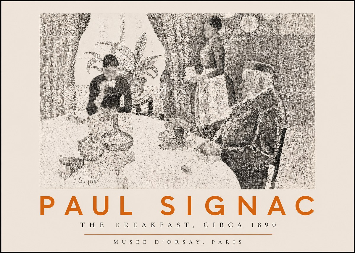 Signac The Breakfast No3 - Affiche