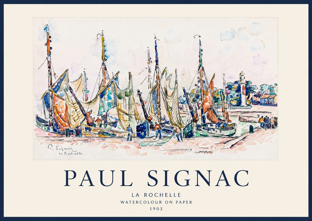 Signac La Rochelle I No1 - Affiche