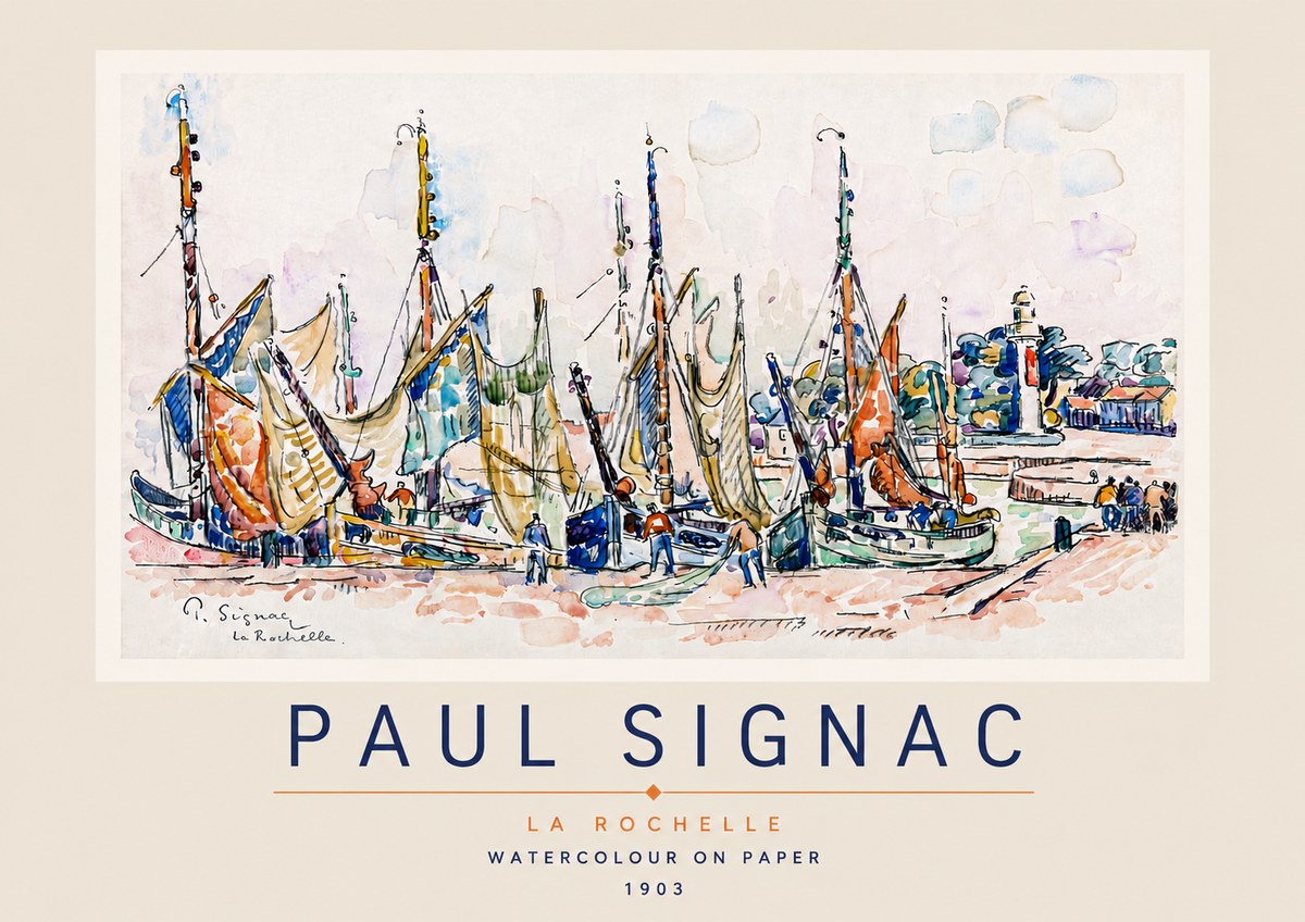 Signac La Rochelle I No3 - Affiche
