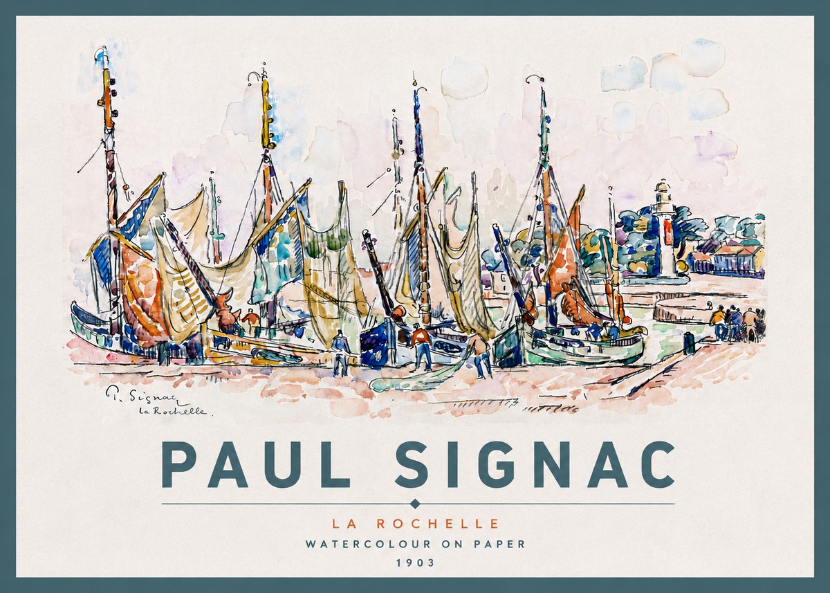 Signac La Rochelle I No4 - Affiche