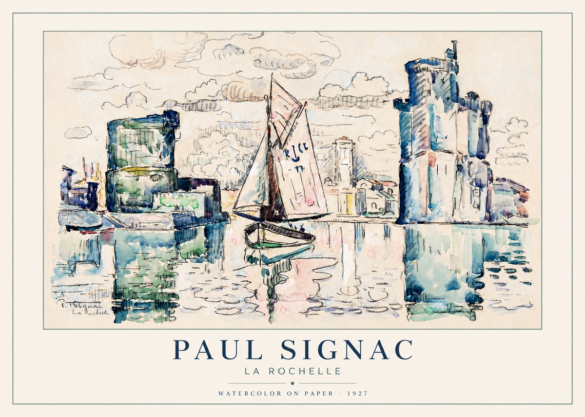 Signac La Rochelle II No4 - Affiche