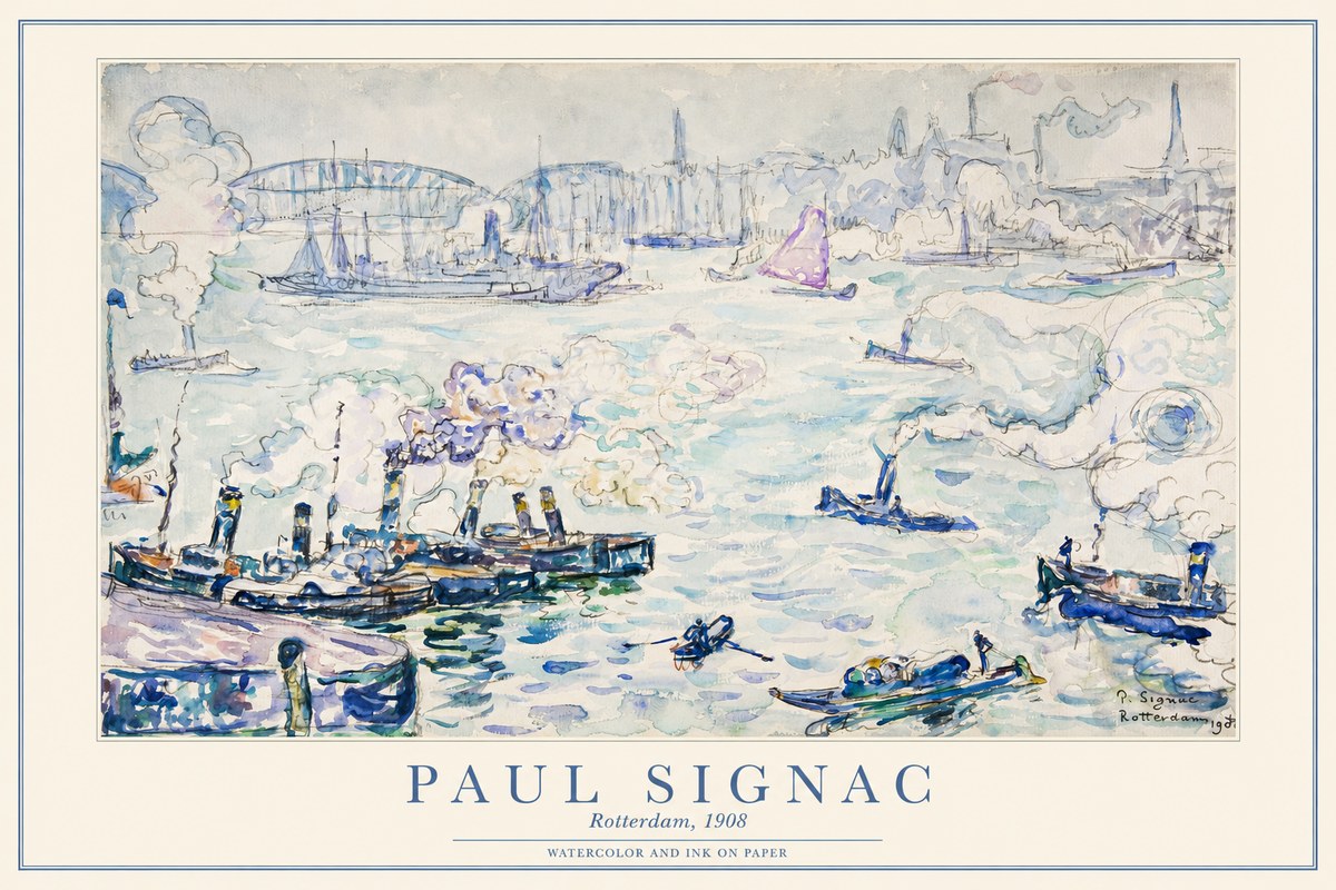 Signac Rotterdam, 1908 No1 - Affiche
