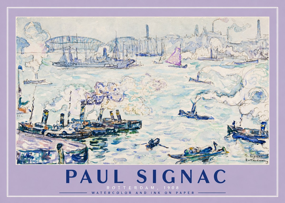 Signac Rotterdam, 1908 No2 - Affiche