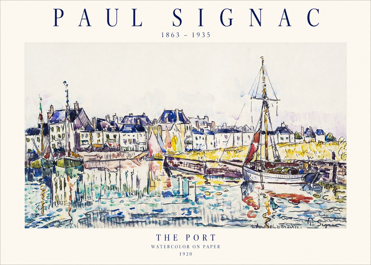 Signac The Port I No1 - Affiche