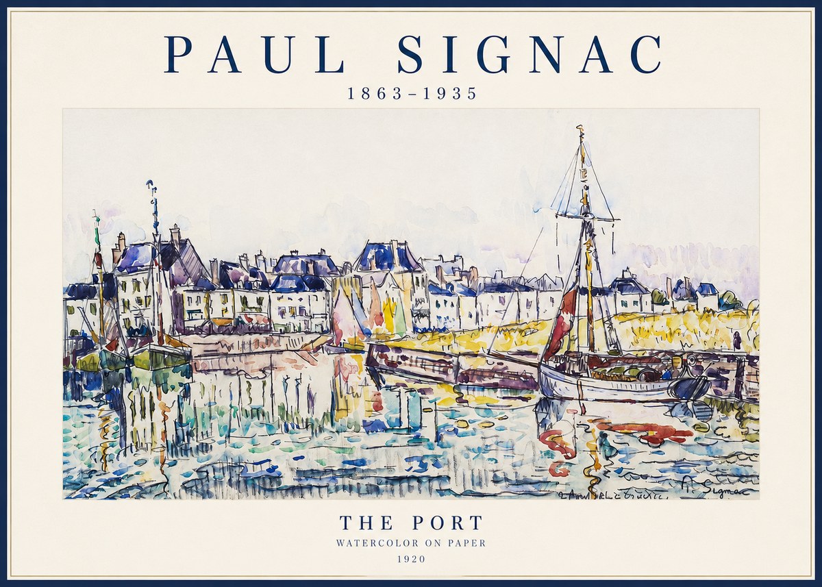 Signac The Port I No2 - Affiche