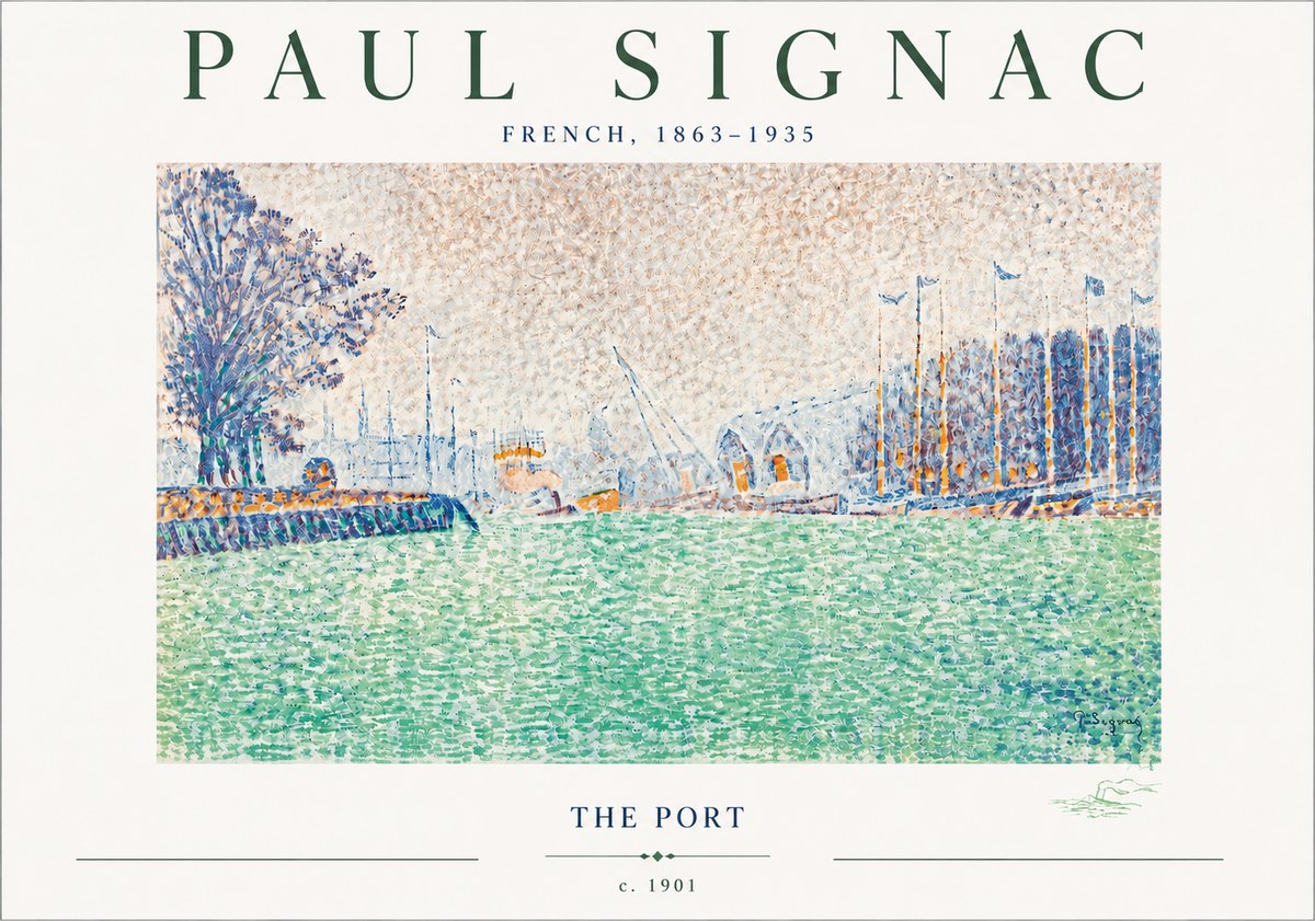 Signac The Port II No4 - Affiche