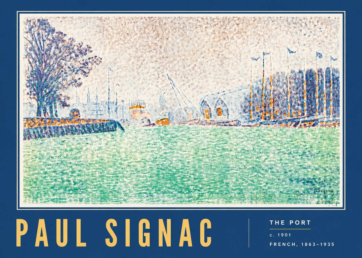 Signac The Port II No5 - Affiche