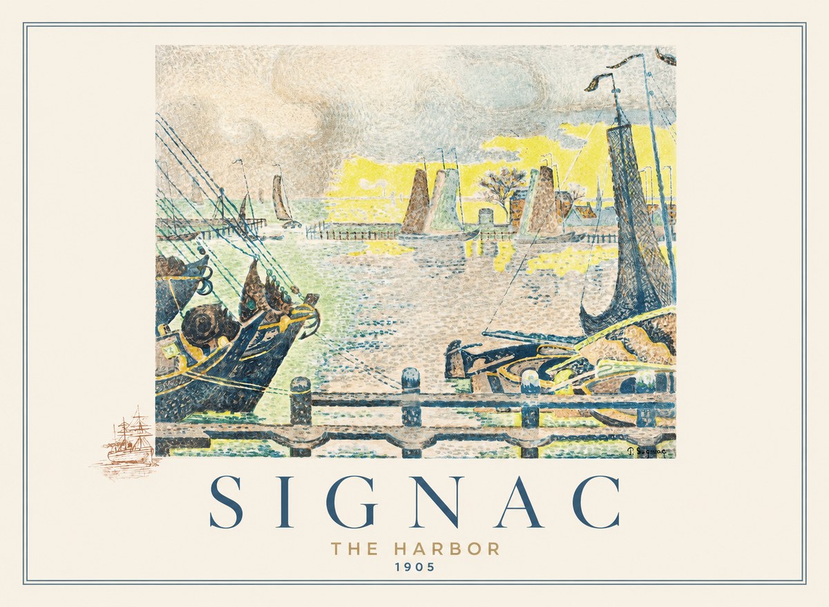 Signac The Harbor III No1 - Affiche