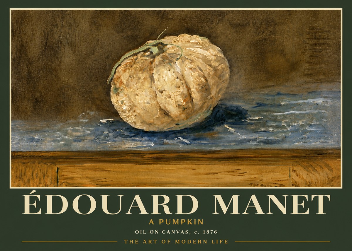 Édouard Manet A Pumpkin No5 - Affiche