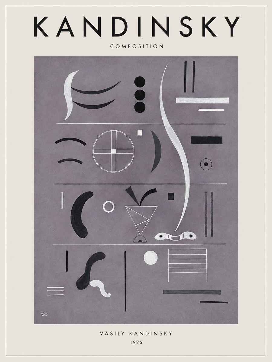 Kandinsky Composition I No1 - Affiche