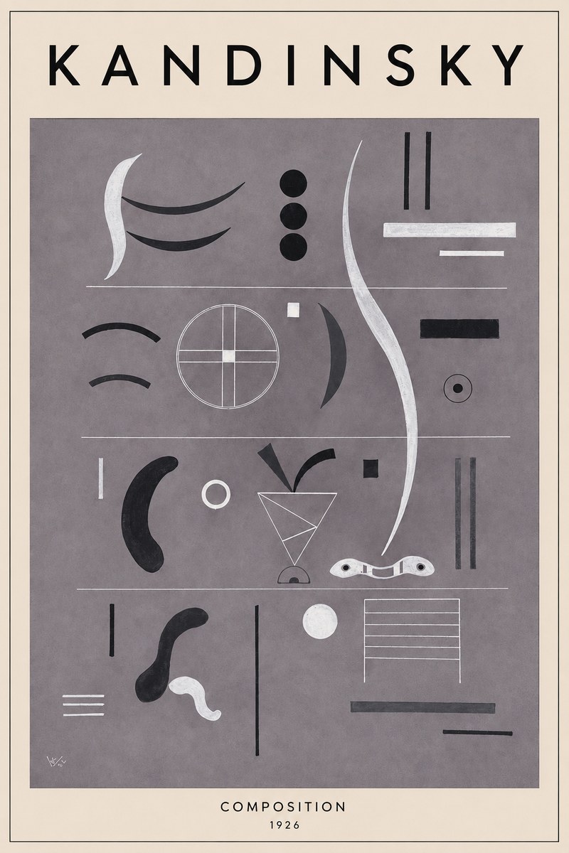 Kandinsky Composition I No2 - Affiche
