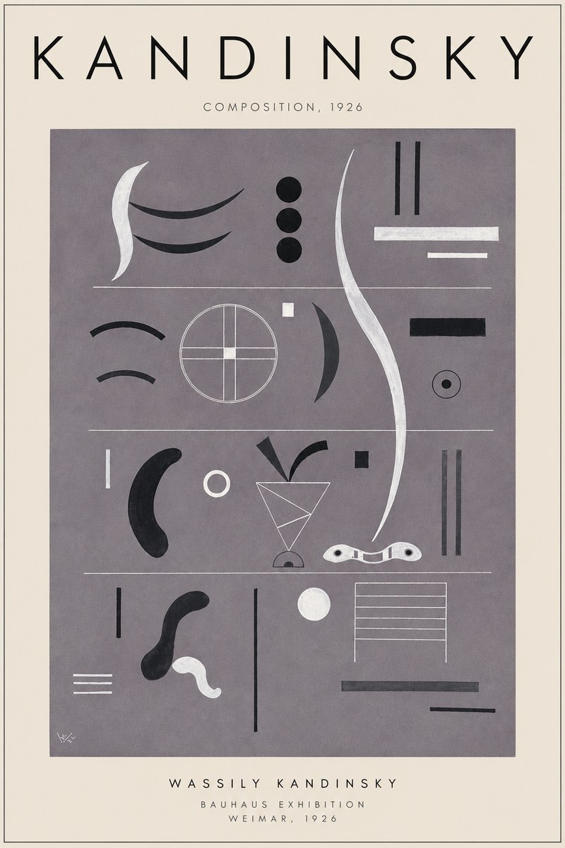 Kandinsky Composition I No3 - Affiche