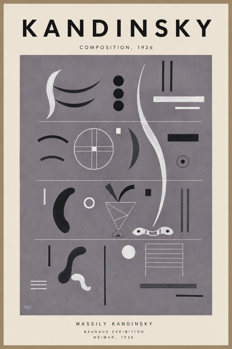 Kandinsky Composition I No5 - Affiche