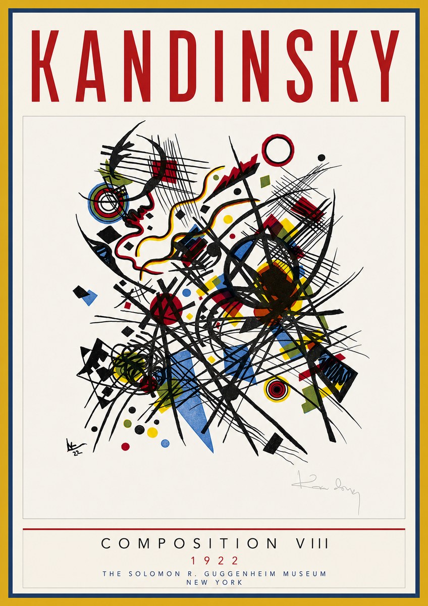 Kandinsky Composition Viii No5 - Affiche