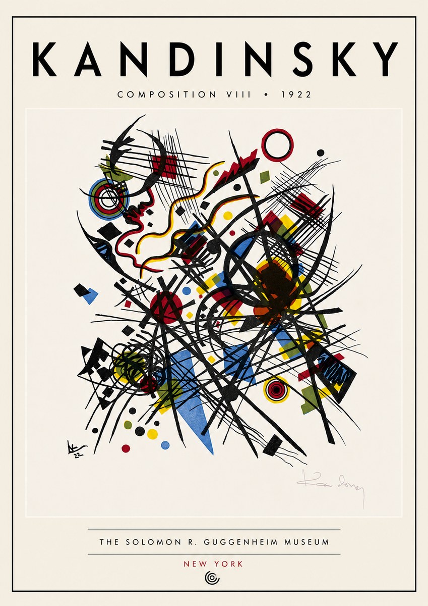 Kandinsky Composition Viii No6 - Affiche