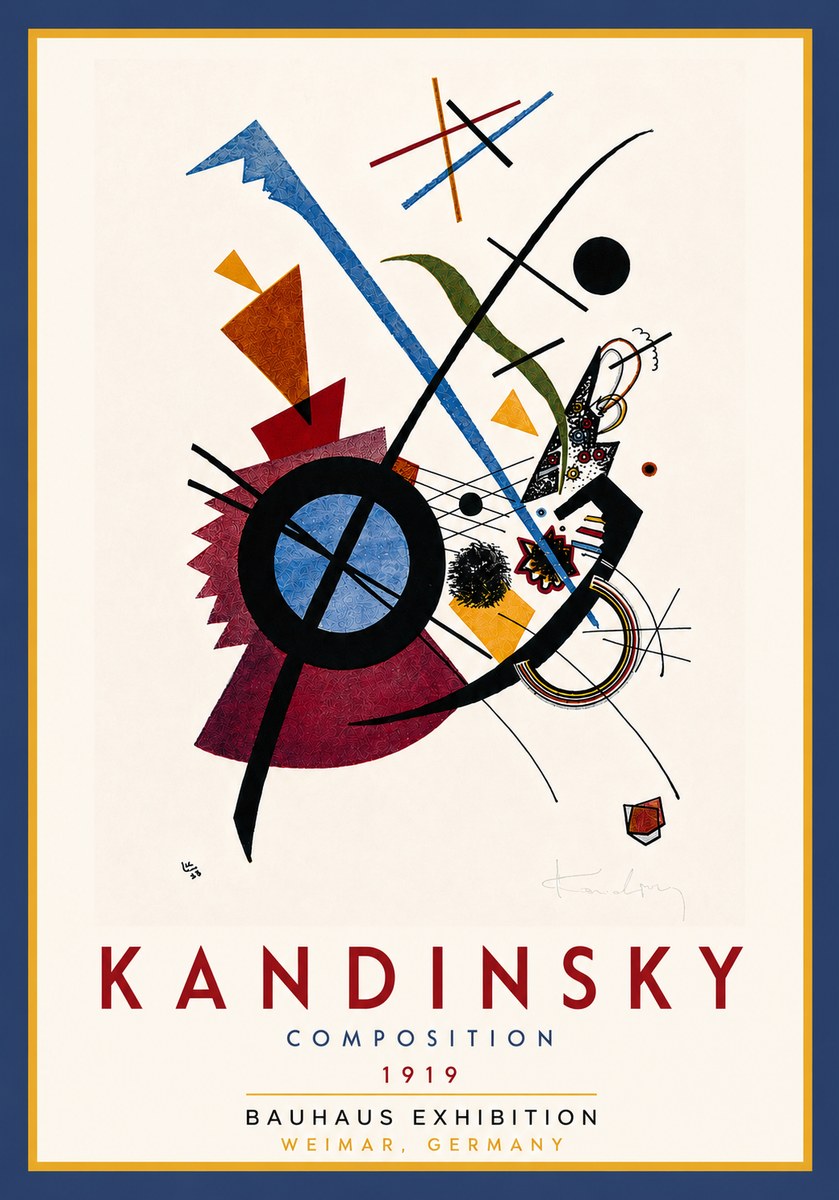 Kandinsky Composition II No5 - Affiche