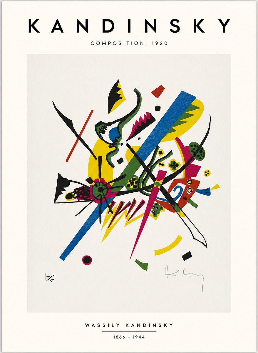 Kandinsky Composition, 1920 No1 - Affiche