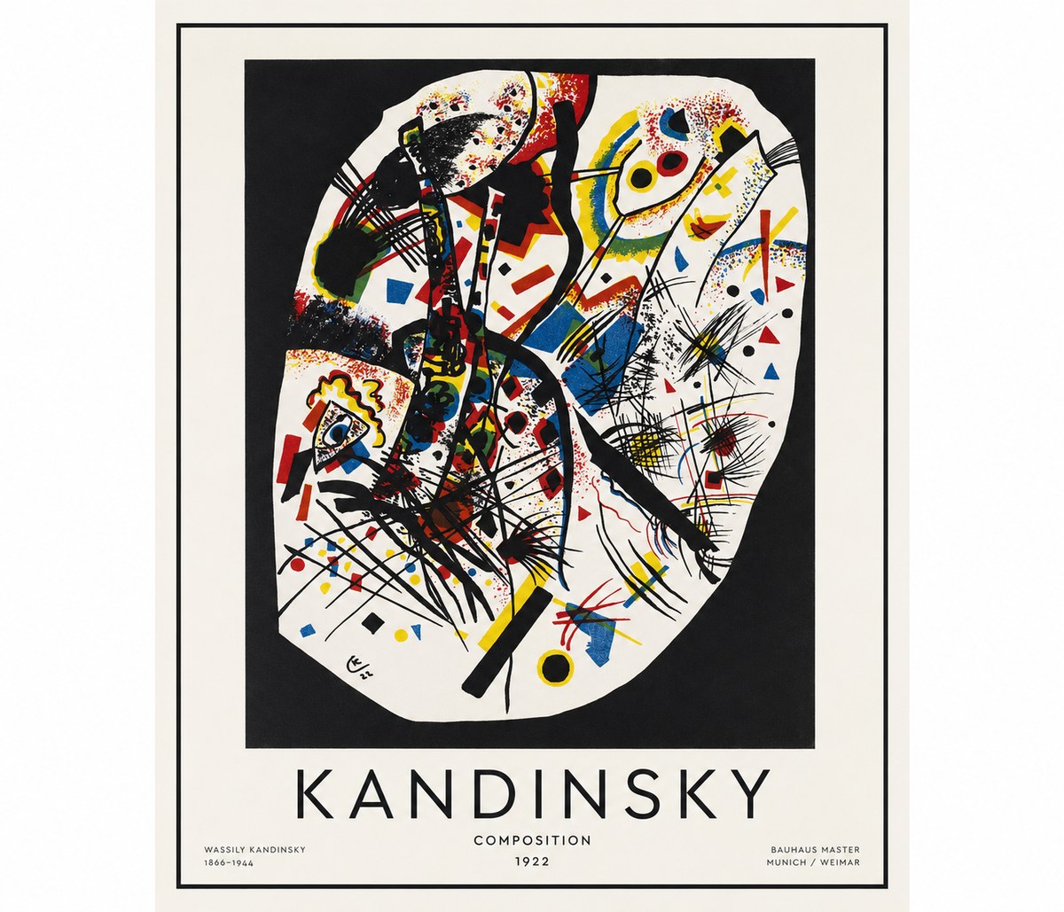 Kandinsky Composition 1922 No1 - Affiche