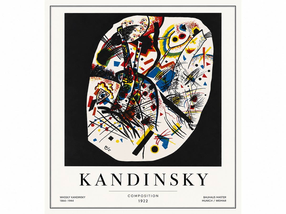 Kandinsky Composition 1922 No5 - Affiche