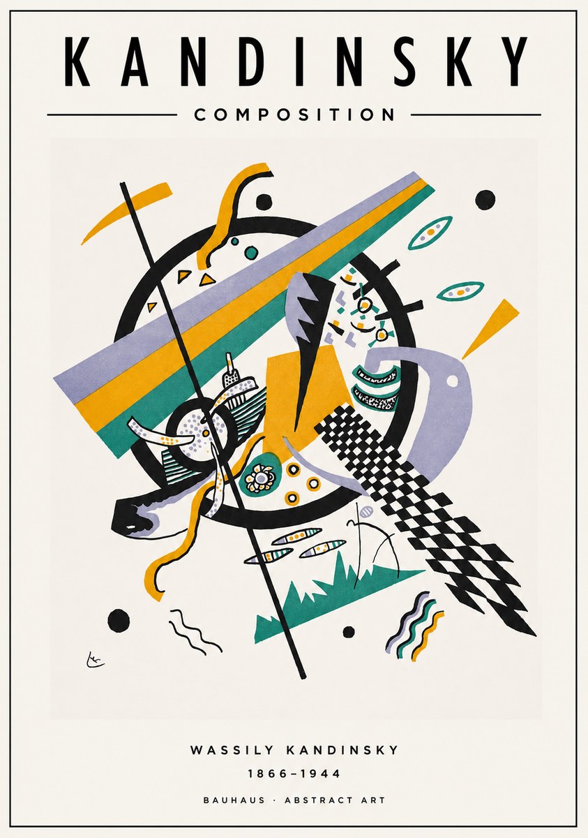 Kandinsky Composition III No1 - Affiche