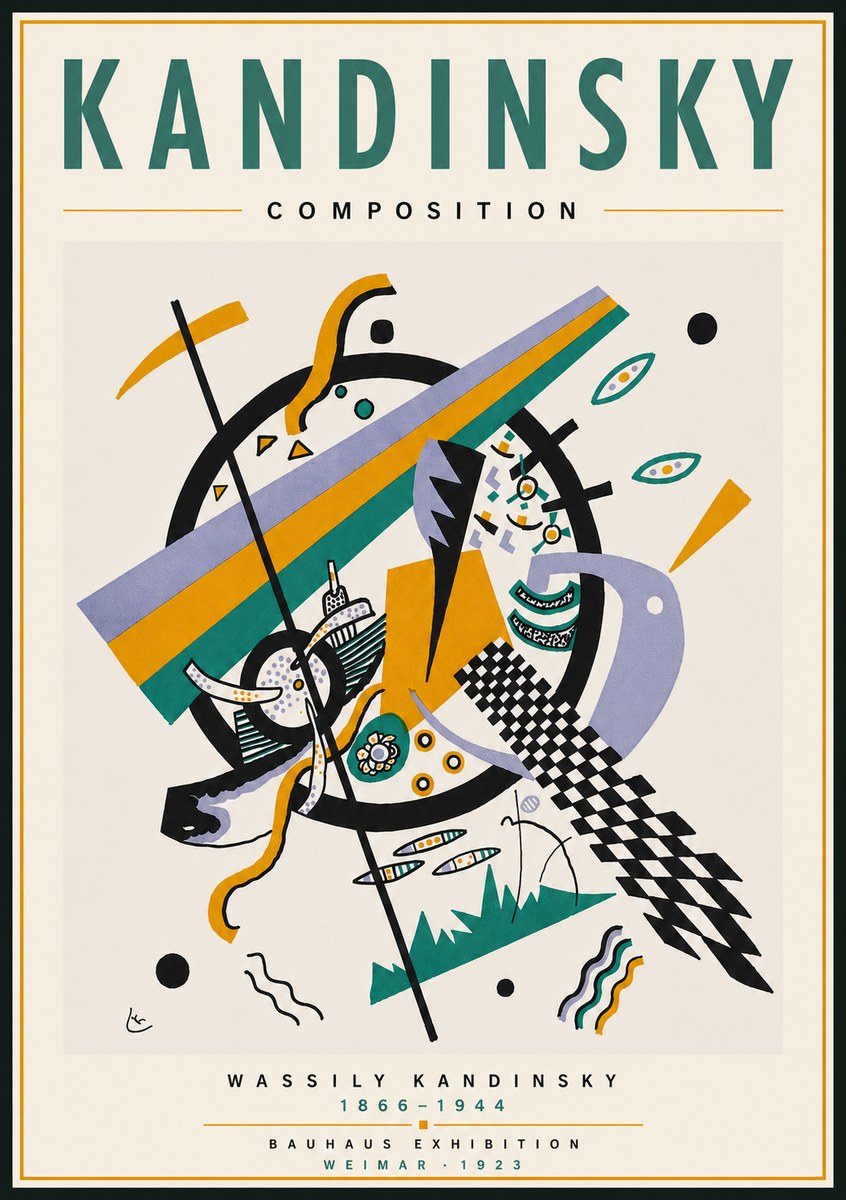 Kandinsky Composition III No6 - Affiche