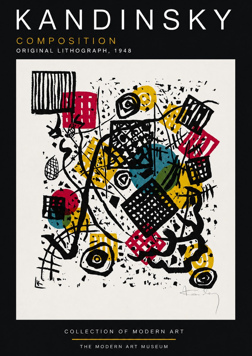 Kandinsky Composition IV No3 - Affiche