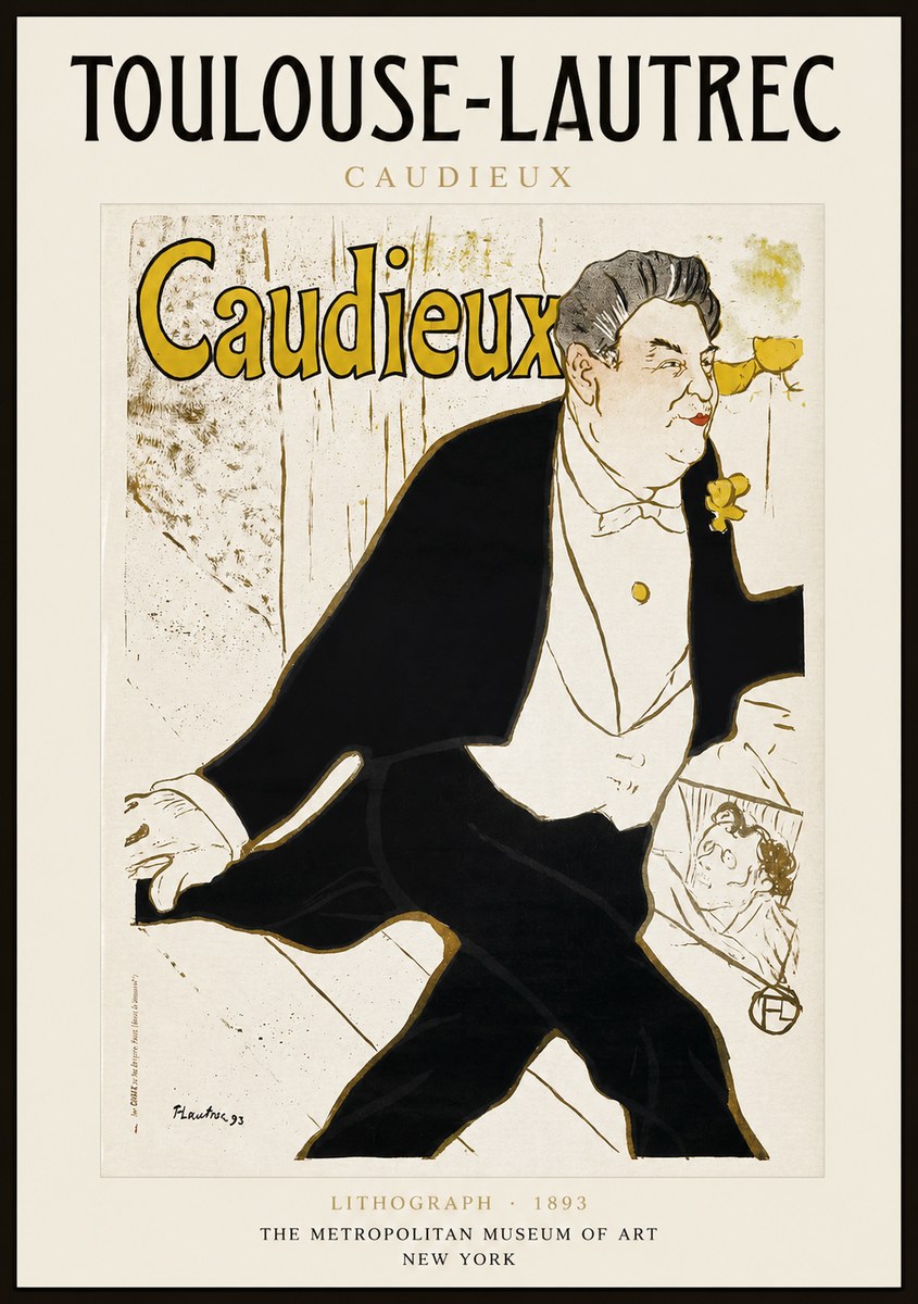 Toulouse-Lautrec Caudieux No1 - Affiche