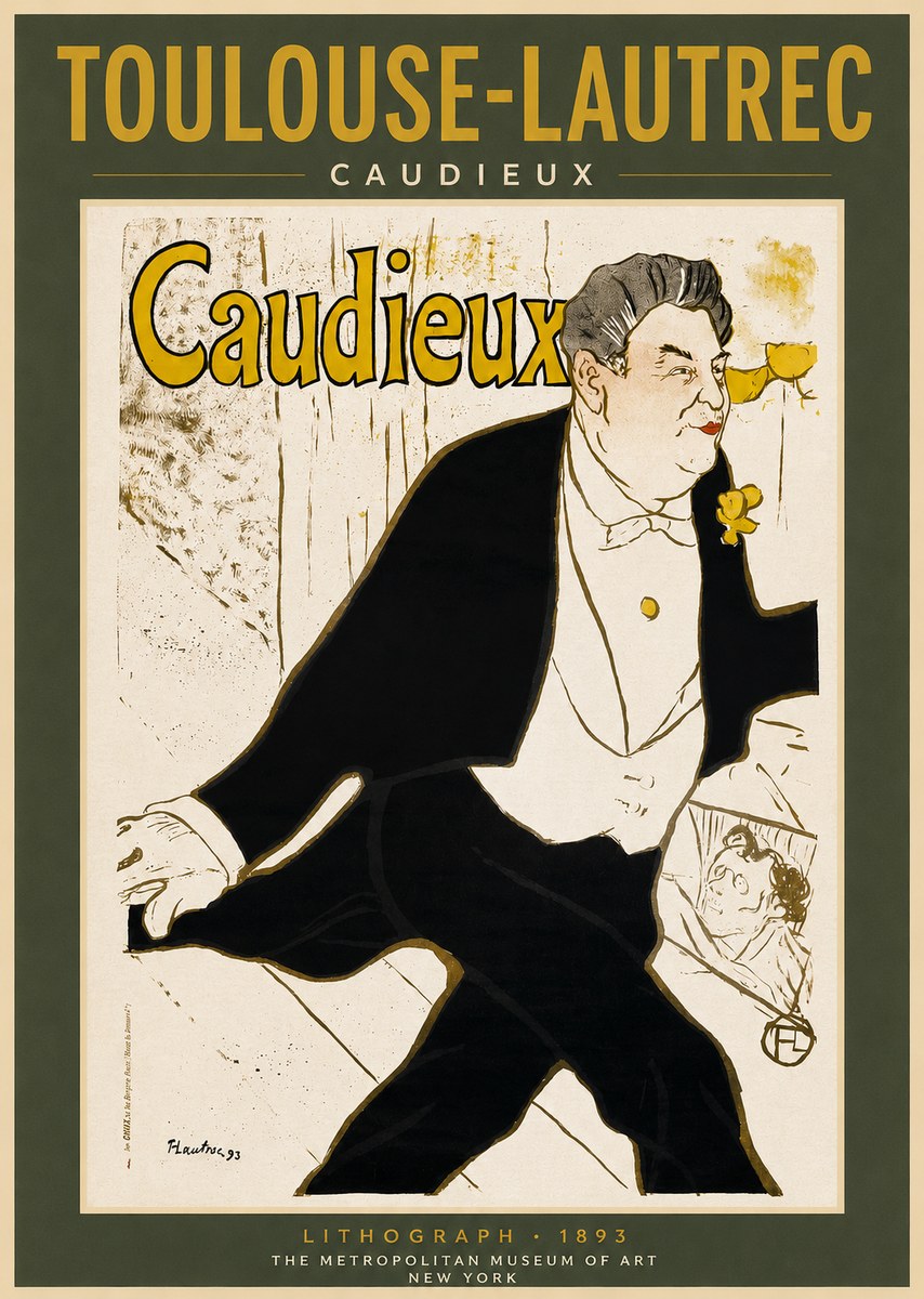 Toulouse-Lautrec Caudieux No2 - Affiche