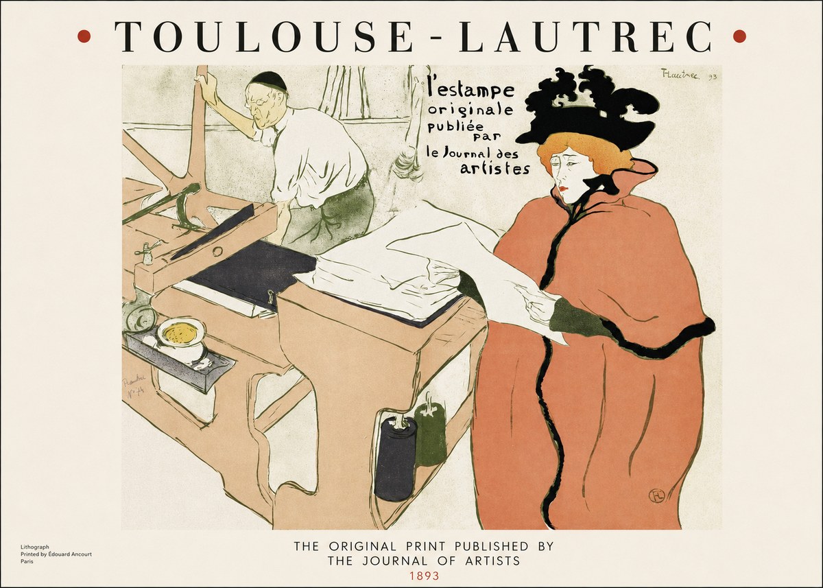 Toulouse-Lautrec L'estampe Originale No1 - Affiche
