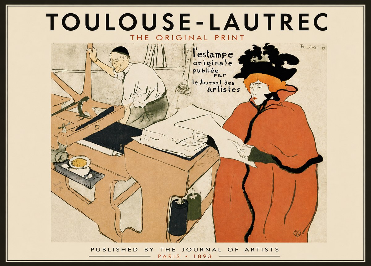 Toulouse-Lautrec L'estampe Originale No6 - Affiche