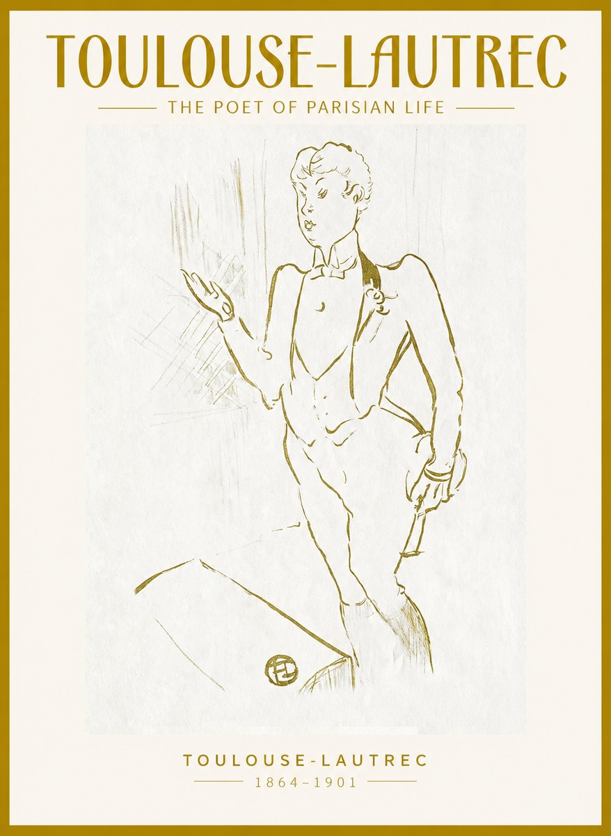 Toulouse-Lautrec The Poet of Parisian Life No1 - Affiche